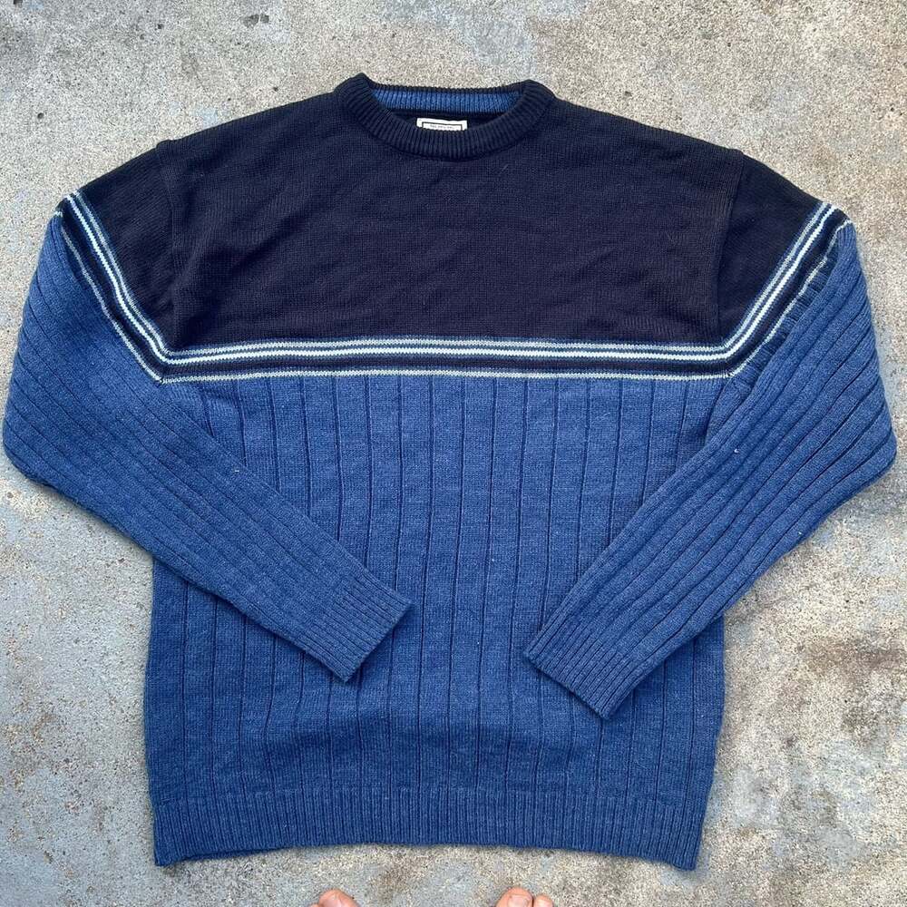 Y2K Point Zero Type Sweater Striped